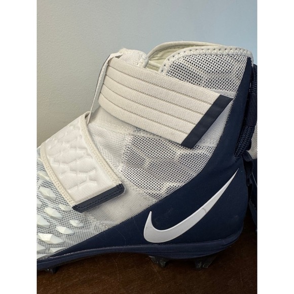 Nike Force Savage Elite 2 Football Cleats White/Navy Men's Size 17 NEVER WORN - Picture 6 of 9